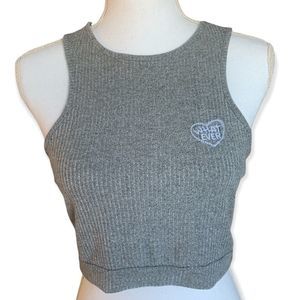 Charlotte Russe “Whatever” Crop Top